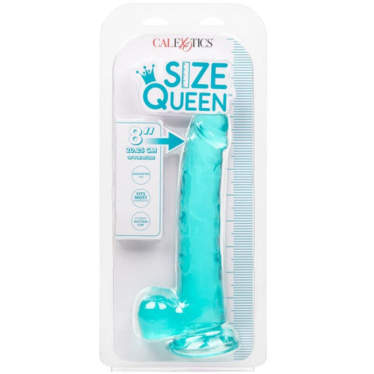 CALEXOTICS - SIZE QUEEN DILDO BLUE 20,3 CM
