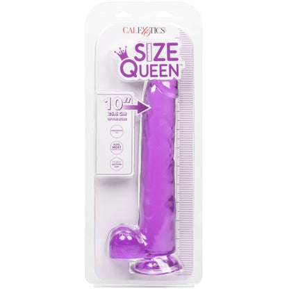 CALEXOTICS - VELIKOST QUEEN DILDO VIJOLIČNA 25,5 CM
