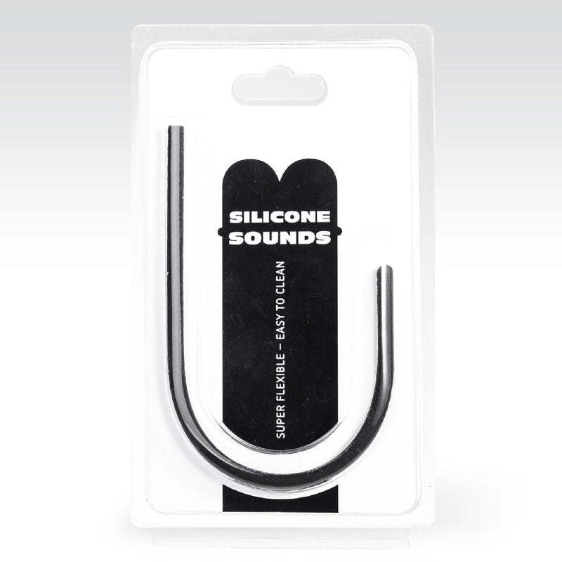 Silikonski čep za penis All Black, 8 mm