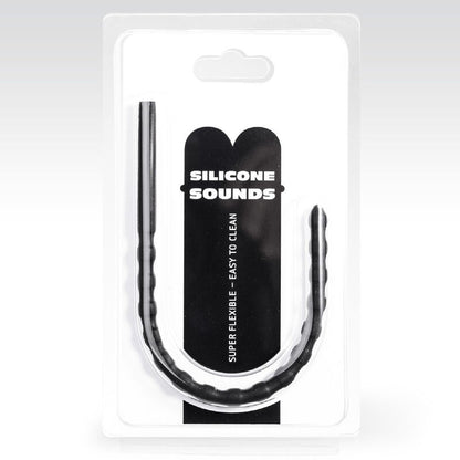 Silikonski čep za penis All Black, 6/8 mm
