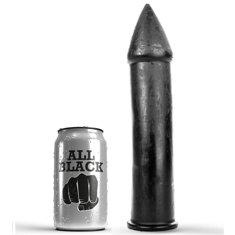 Analni dildo All Black - Dildo, 24 cm