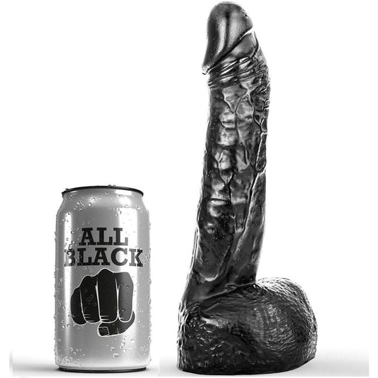Analni dildo All Black - Dildo, 20 cm
