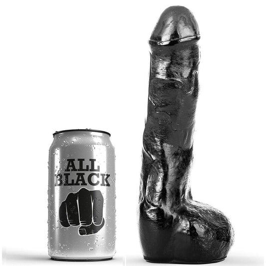 Analni dildo All Black - Pene, 20 cm