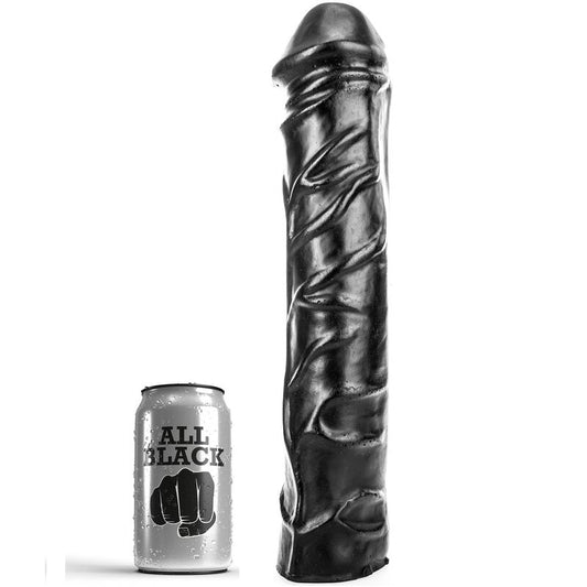 Analni dildo All Black - Giant Soft Dildo, 32 cm