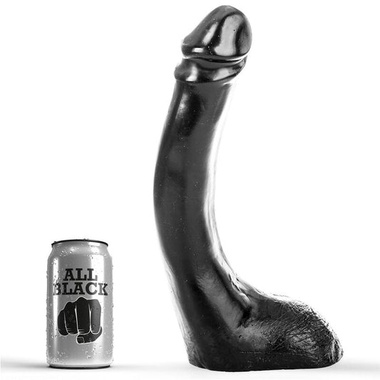 Analni dildo All Black - Dildo, 29 cm