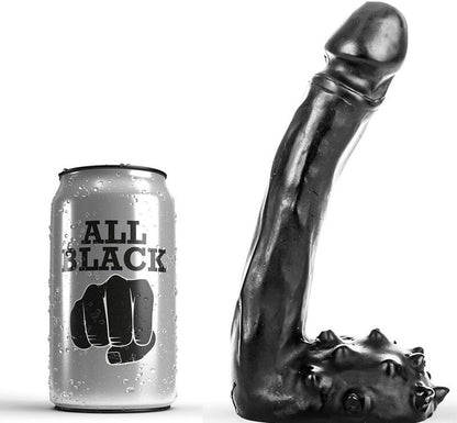 Analni dildo All Black - Dildo Realistic, 19 cm