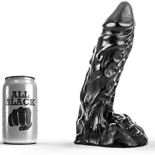 Analni dildo All Black - Dildo, 23 cm