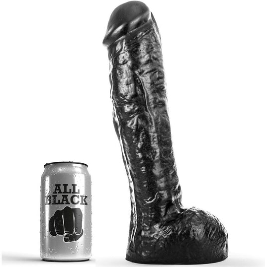 Analni dildo All Black - Dong, 29 cm