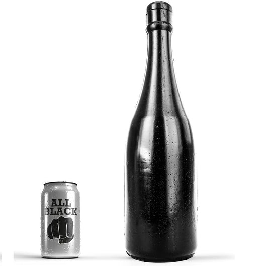Analni dildo All Black - Bottle, 39.5 cm