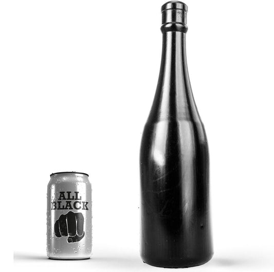 Analni dildo All Black - Bottle, 34.5 cm