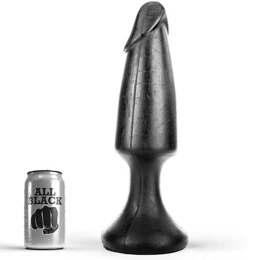 Analni dildo All Black - Plug, 35 cm