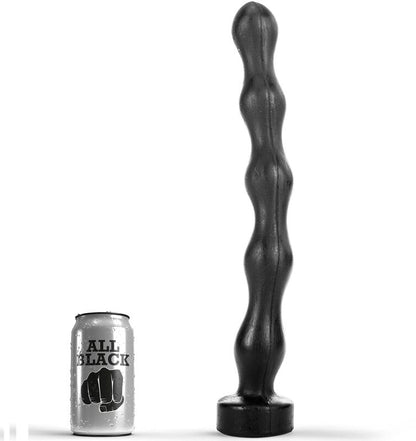 Analni dildo All Black - Anal Beads, 41.5 cm