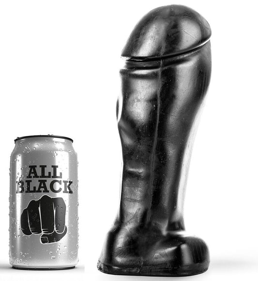 Analni dildo All Black - Broad Toe, 22 cm