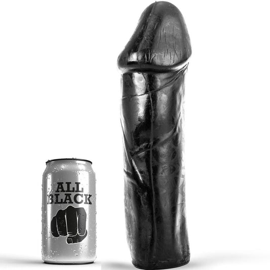 Analni dildo brez mod All Black - Dong, 28 cm