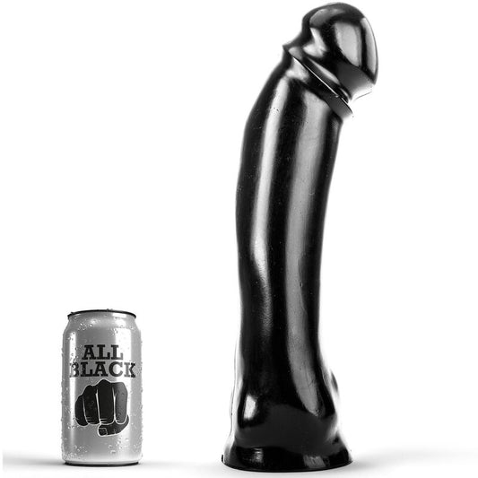 Analni dildo All Black - Dong, 33 cm