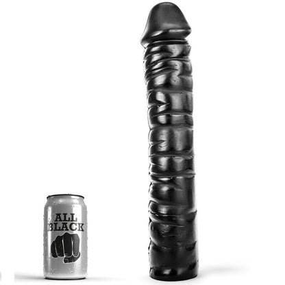 Analni dildo All Black - Dong, 38 cm