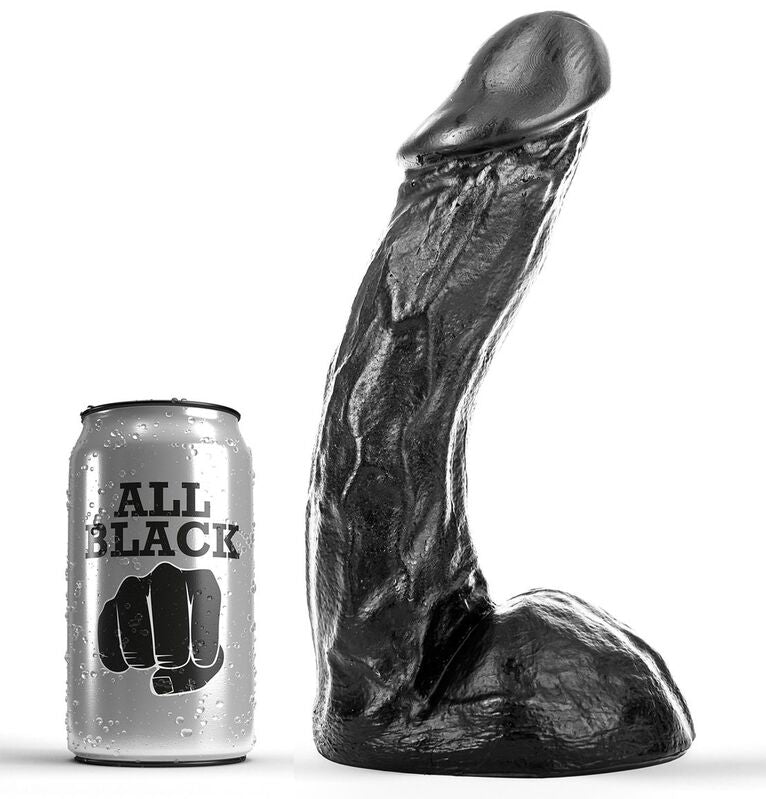 Analni dildo All Black - Dong, 23 cm