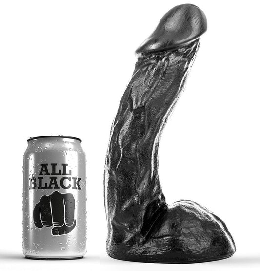 Analni dildo All Black - Dong, 23 cm