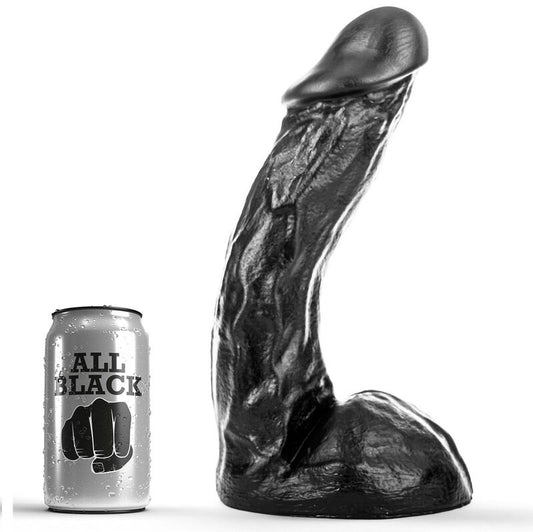 Analni dildo All Black - Dong, 28 cm