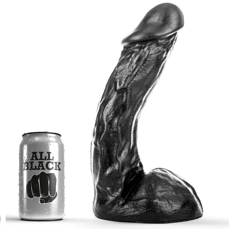 Analni dildo All Black - Dong, 28 cm