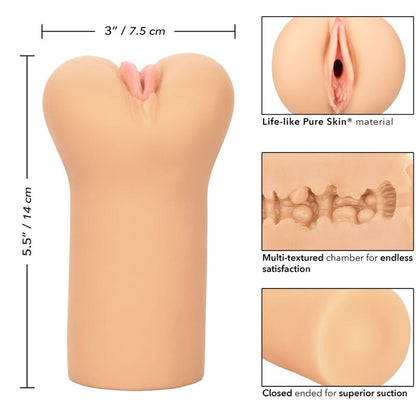 CALEXOTICS - BREZMEJNA VULVA STROKER SVETLO KOŽO