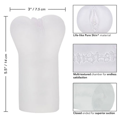 CALEXOTICS - BREZMEJNI VULVA STROKER TRANSPARENTEN