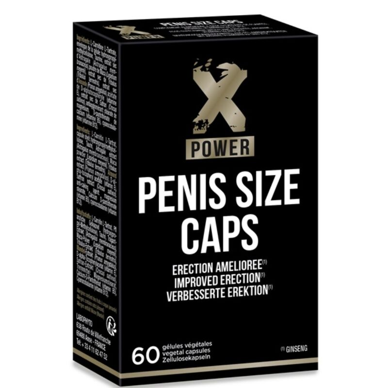 Erekcijske tablete XPower Penis Size, 60 kos