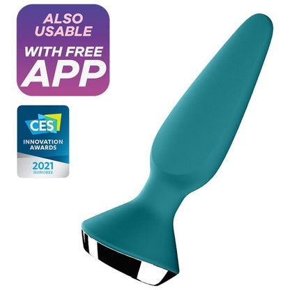 Vibracijski analni čep Satisfyer - Plugilicious 1, zelena
