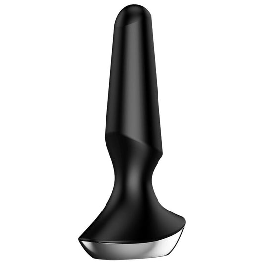 Vibracijski analni čep Satisfyer - Plugilicious 2, črna