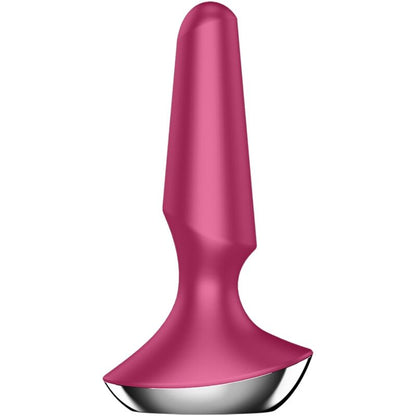 Vibracijski analni čep Satisfyer - Plugilicious 2, rdeča