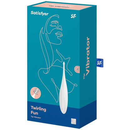 Stimulator klitorisa Satisfyer Twirling Fun, bela