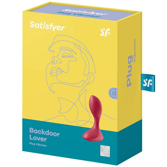 Vibracijski analni čep Satisfyer - Backdoor Lover, rdeča