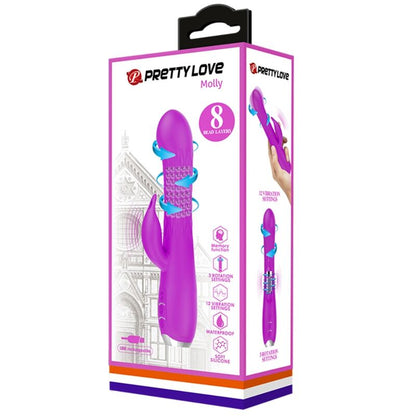 PRETTY LOVE - MOLLY VIBRATOR Z MOŽNOSTJO PONOVNEGA POLNJENJA