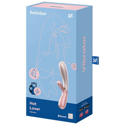Rabbit vibrator Satisfyer - Hot Lover, roza/bež