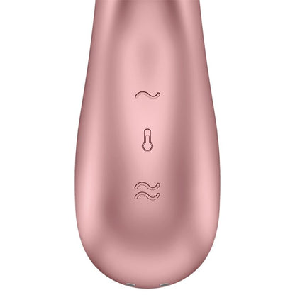 Rabbit vibrator Satisfyer - Hot Lover, roza/bež