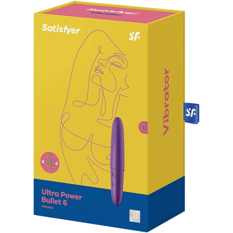 Bullet vibrator Satisfyer - Ultra Power Bullet 6, vijolična