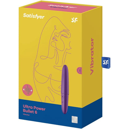 Bullet vibrator Satisfyer - Ultra Power Bullet 6, vijolična