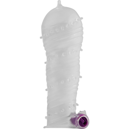 OHMAMA - TEKSTURIRANA NOŽNICA ZA PENIS S ŠIROKO VIBRIRAJOČO KROGLO