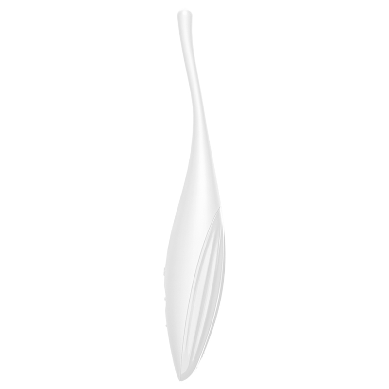 Točkovni vibrator Satisfyer - Twirling Joy, bela