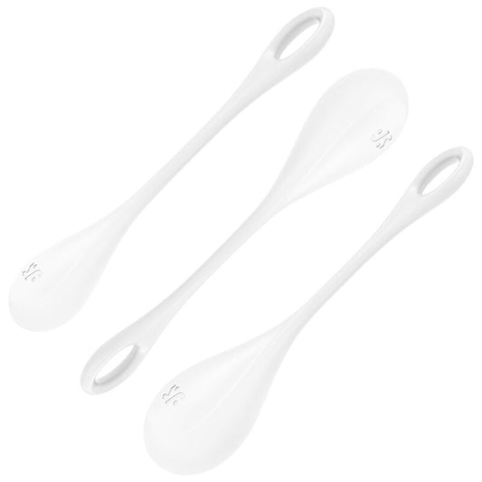 Komplet vaginalnih kroglic Satisfyer - Yoni Power 1, bela