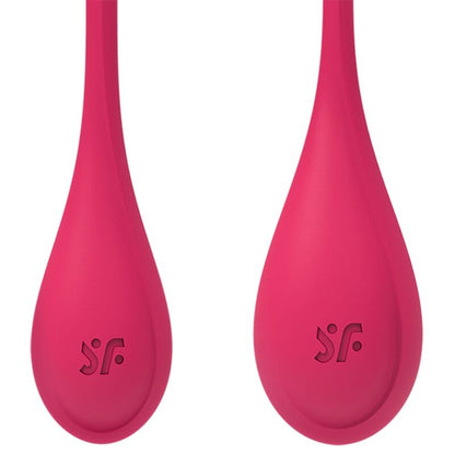 Komplet vaginalnih kroglic Satisfyer - Yoni Power 1, rdeča