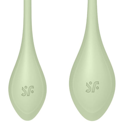 Komplet vaginalnih kroglic Satisfyer - Yoni Power 2, zelena