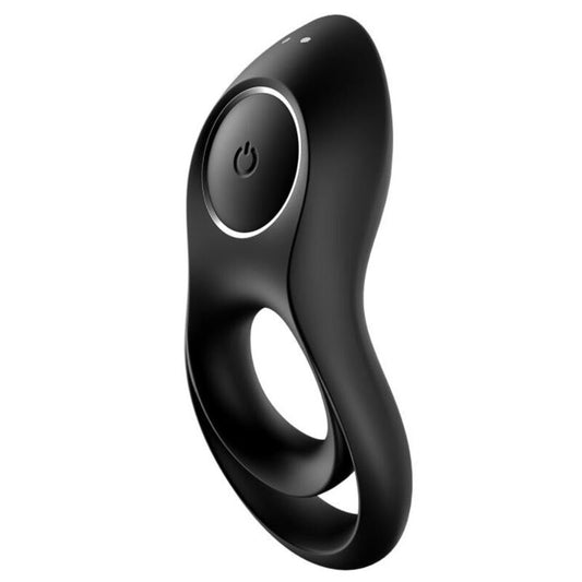 Vibracijski obroček za penis Satisfyer - Legendary Duo, črna