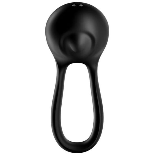 Vibracijski obroček za penis Satisfyer - Majestic Duo, črna
