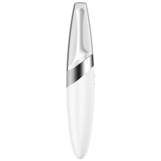 Točkovni vibrator Satisfyer - Twirling Delight, bela