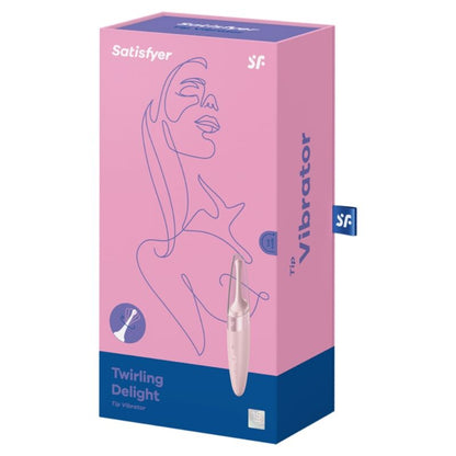 Točkovni vibrator Satisfyer - Twirling Delight, roza