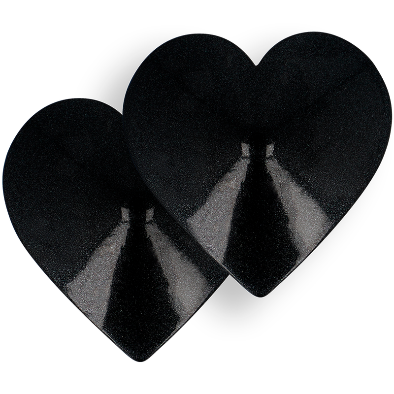 Nipple covers Coquette Chic Desire Black Hearts
