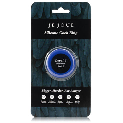 JE JOUE - MODRI SILIKONSKI OBROČEK - MINIMALNA STRANGULACIJA