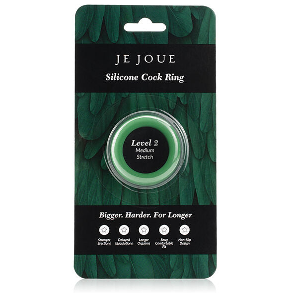 JE JOUE - ZELEN SILIKONSKI OBROČEK - SREDNJA DUŠILKA