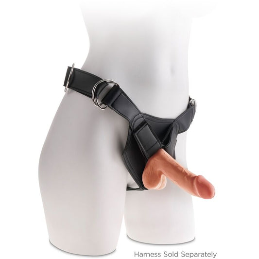 KRALJEV KURAC - PLUS 3D DILDO Z JAJČKI 17 CM